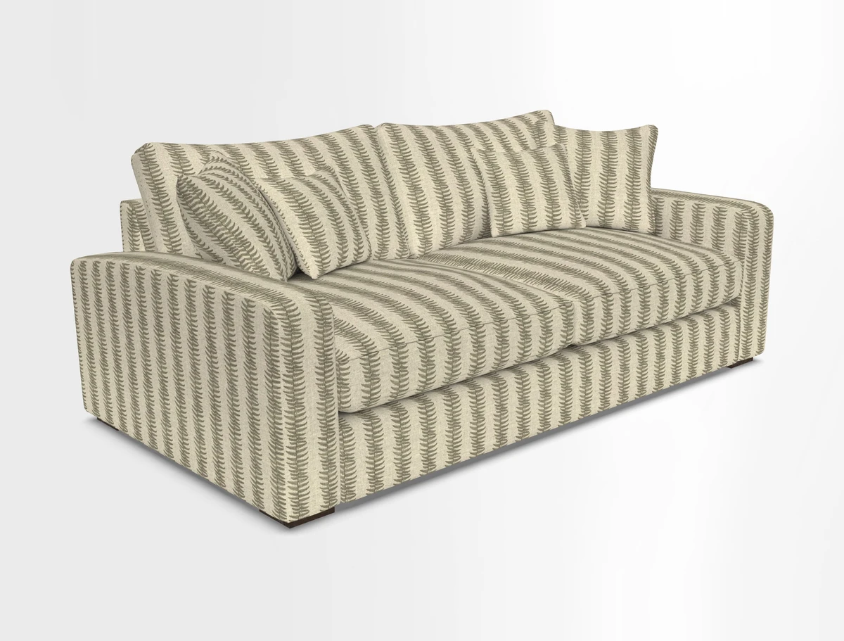 Stockbridge 3 Seater Sofa in Warwick Graf Slate