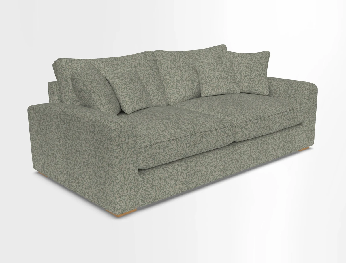 Stockbridge 3 Seater Sofa in Warwick Graf Slate