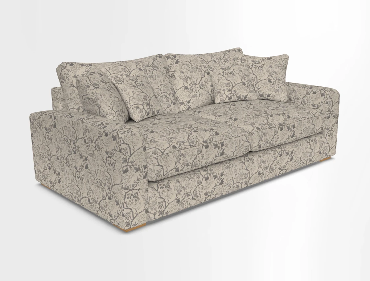 Stockbridge 3 Seater Sofa in Warwick Graf Slate