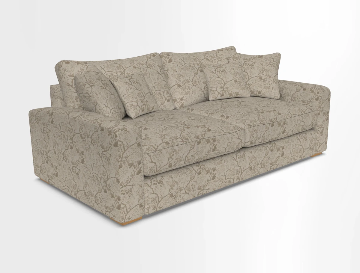 Stockbridge 3 Seater Sofa in Warwick Graf Slate
