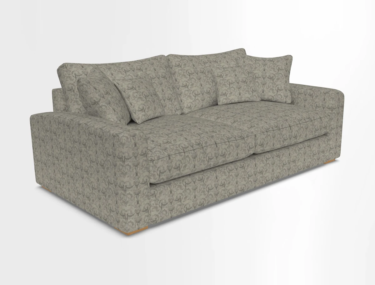 Stockbridge 3 Seater Sofa in Warwick Graf Slate