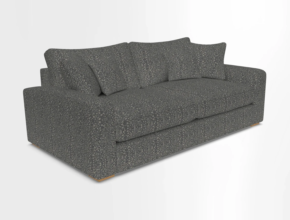 Stockbridge 3 Seater Sofa in Warwick Graf Slate