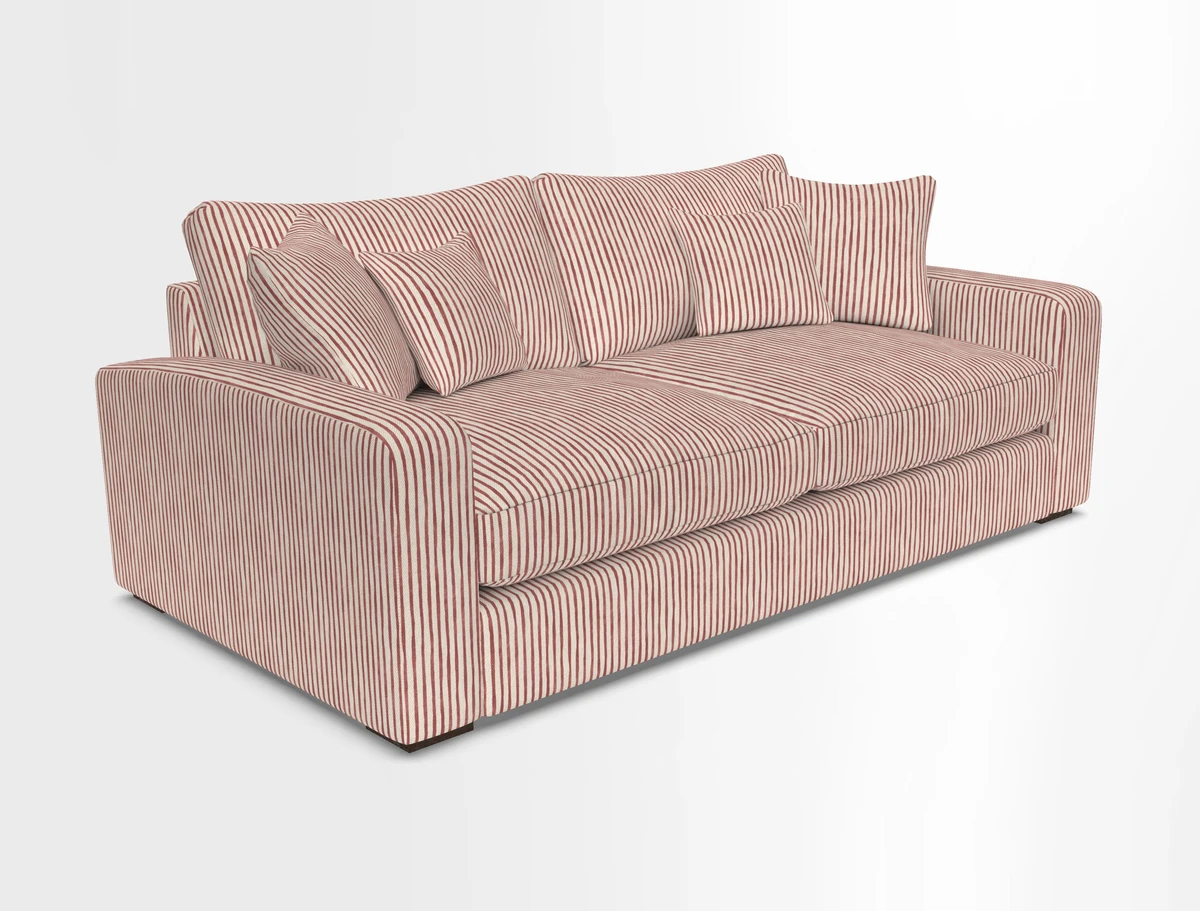 Stockbridge 3 Seater Sofa in Warwick Graf Slate