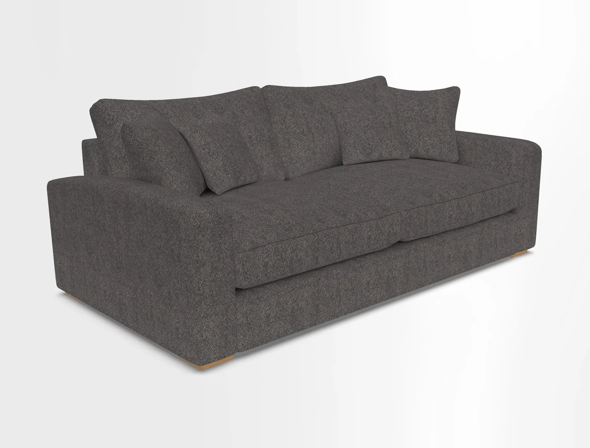 Stockbridge 3 Seater Sofa in Warwick Graf Slate