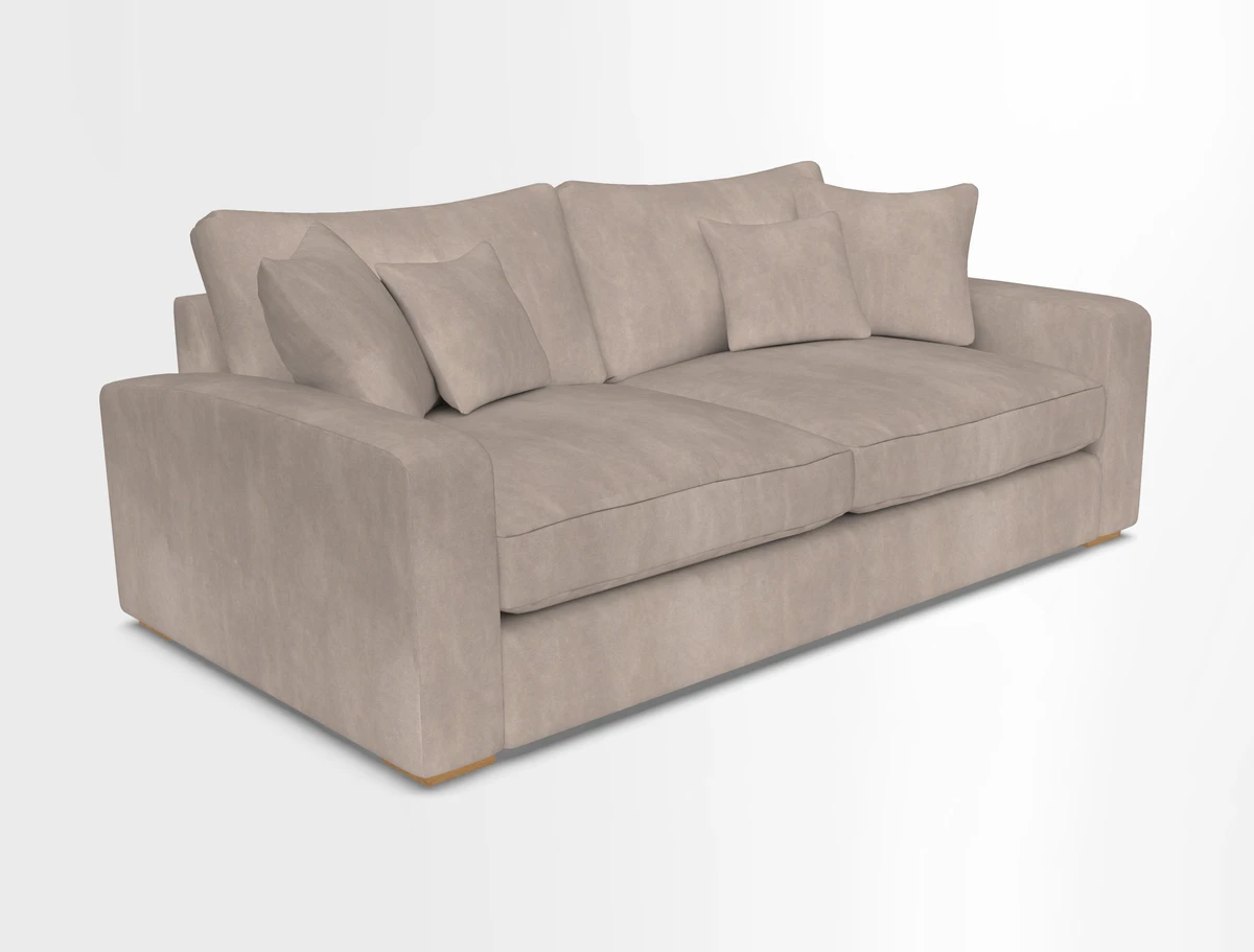 Stockbridge 3 Seater Sofa in Warwick Graf Slate