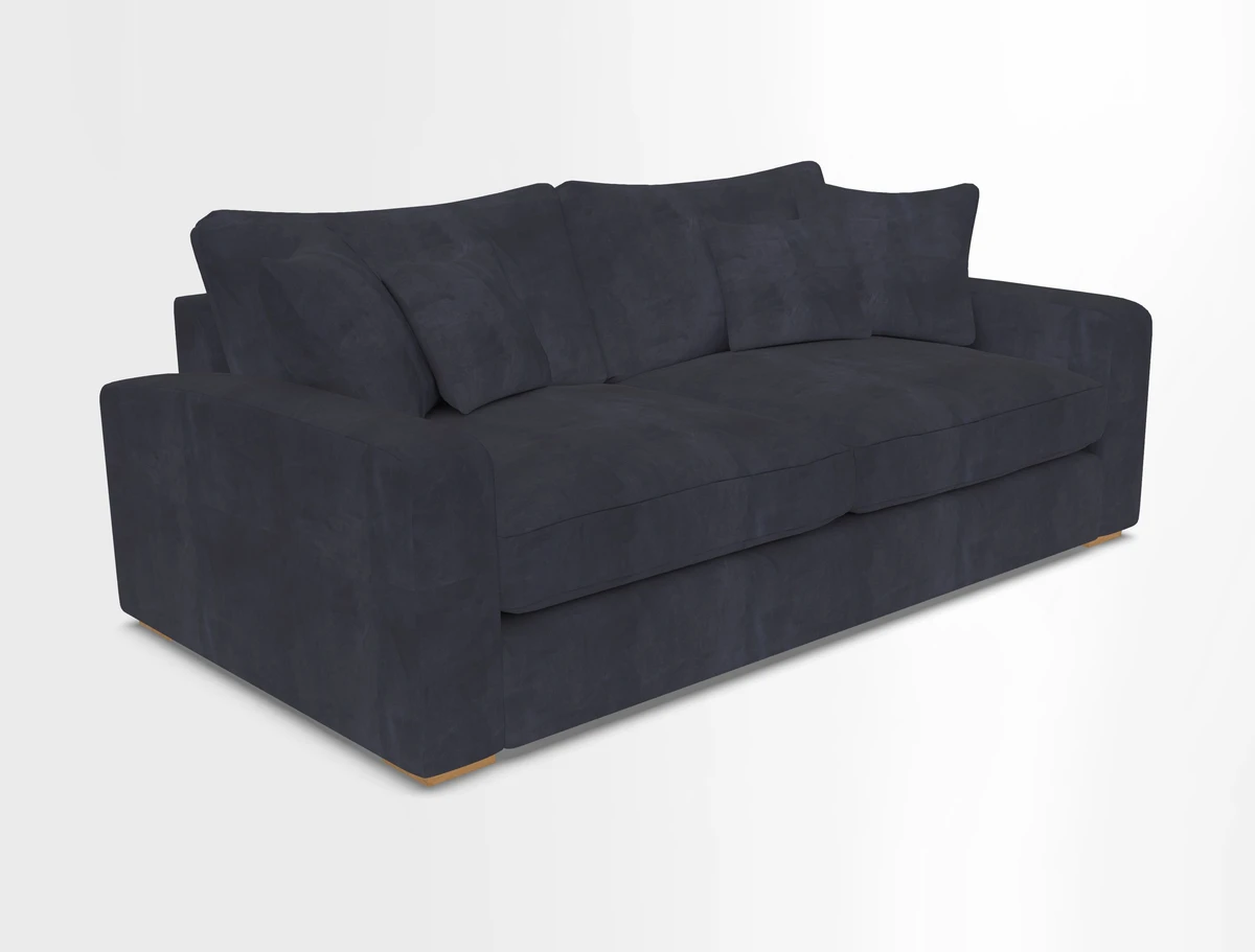 Stockbridge 3 Seater Sofa in Warwick Graf Slate