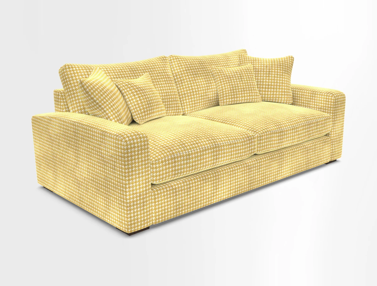 Stockbridge 3 Seater Sofa in Warwick Graf Slate