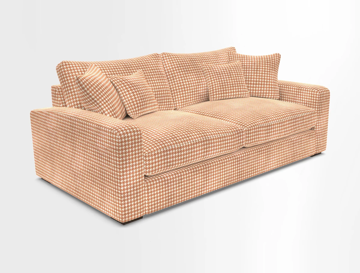 Stockbridge 3 Seater Sofa in Warwick Graf Slate