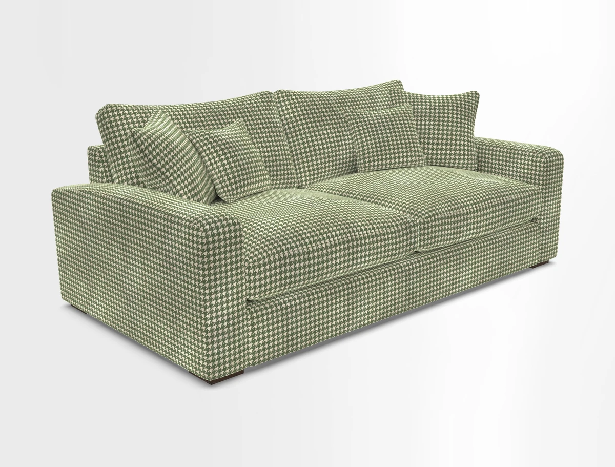 Stockbridge 3 Seater Sofa in Warwick Graf Slate