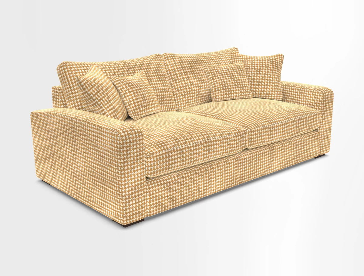 Stockbridge 3 Seater Sofa in Warwick Graf Slate