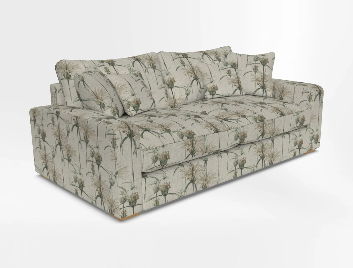 Stockbridge 3 Seater Sofa in Warwick Graf Slate