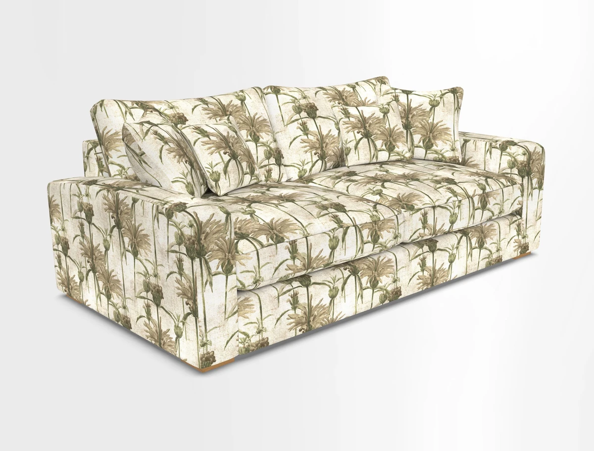 Stockbridge 3 Seater Sofa in Warwick Graf Slate