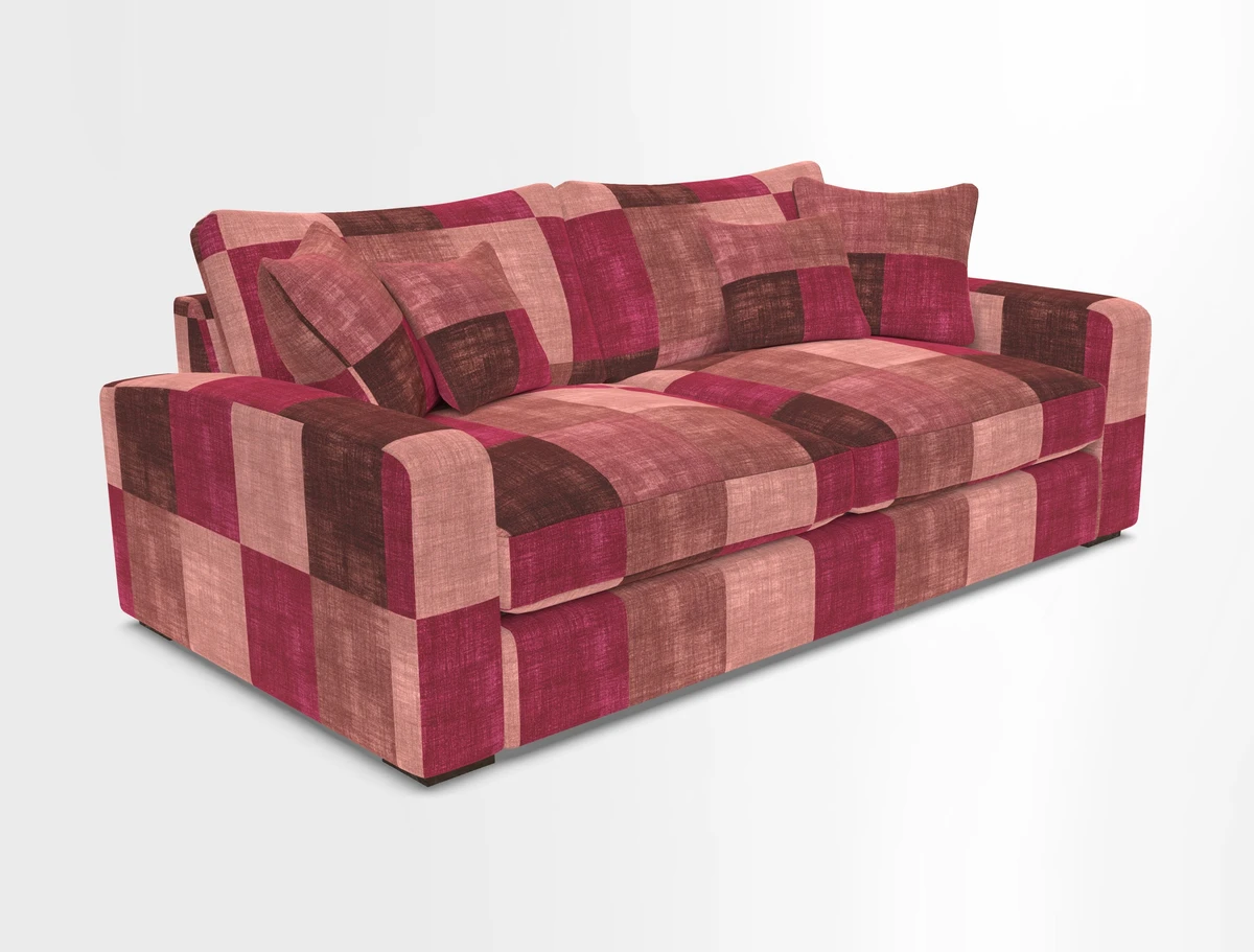 Stockbridge 3 Seater Sofa in Warwick Graf Slate