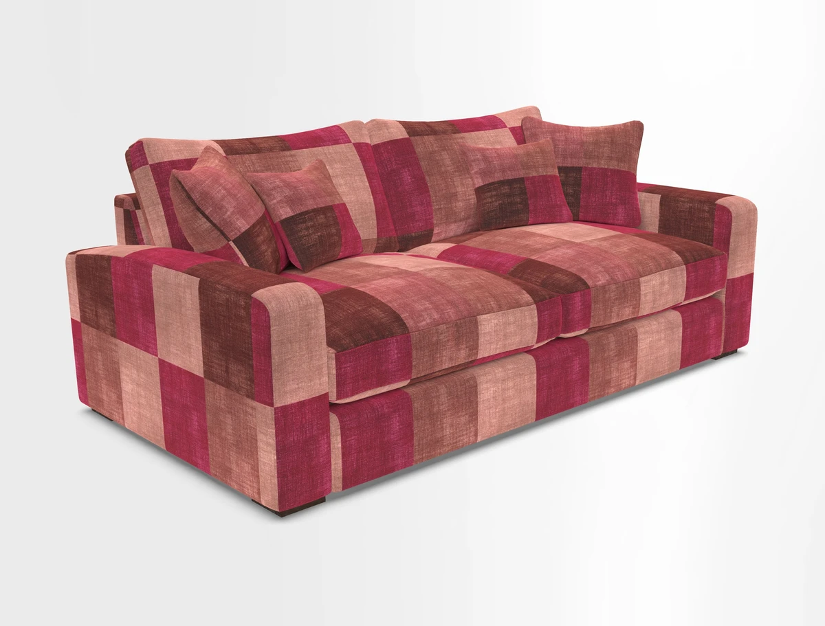 Stockbridge 3 Seater Sofa in Warwick Graf Slate