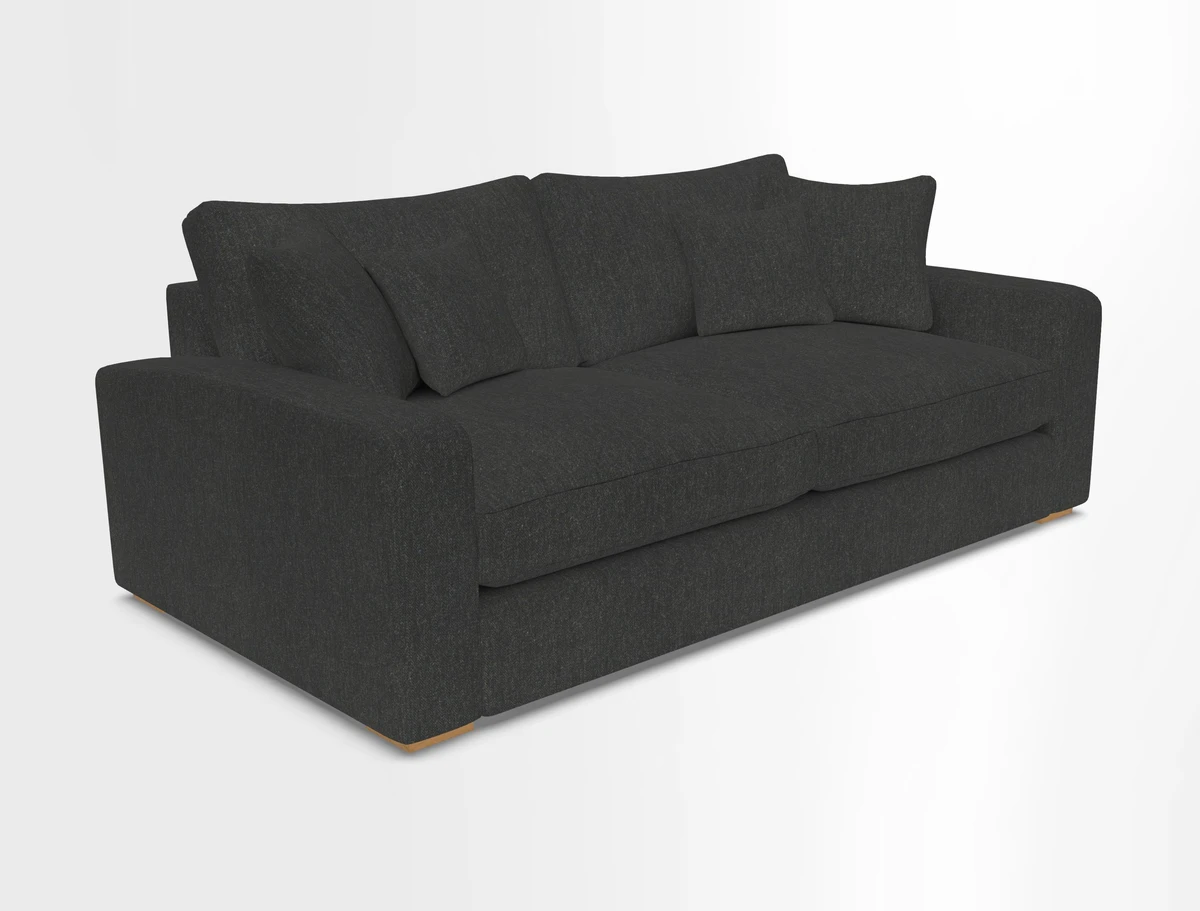 Stockbridge 3 Seater Sofa in Warwick Graf Slate