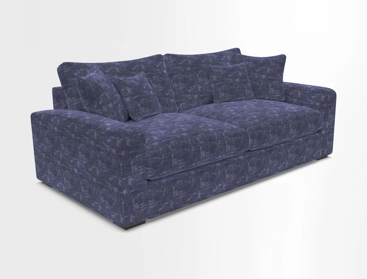 Stockbridge 3 Seater Sofa in Warwick Graf Slate