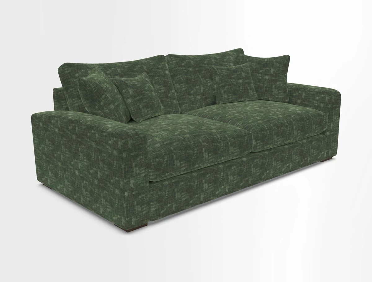 Stockbridge 3 Seater Sofa in Warwick Graf Slate