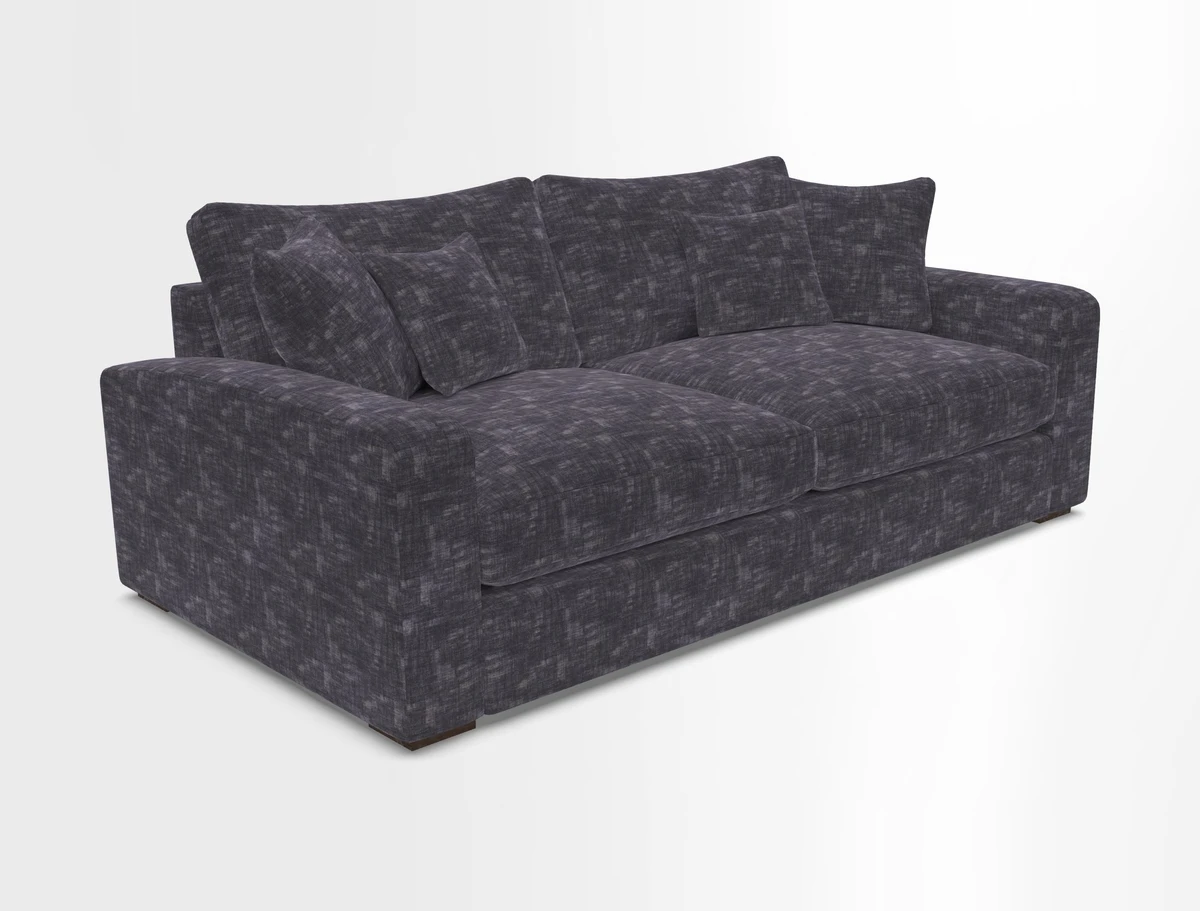 Stockbridge 3 Seater Sofa in Warwick Graf Slate