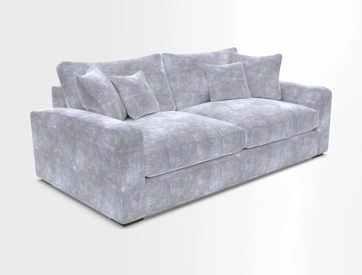 Stockbridge 3 Seater Sofa in Warwick Graf Slate