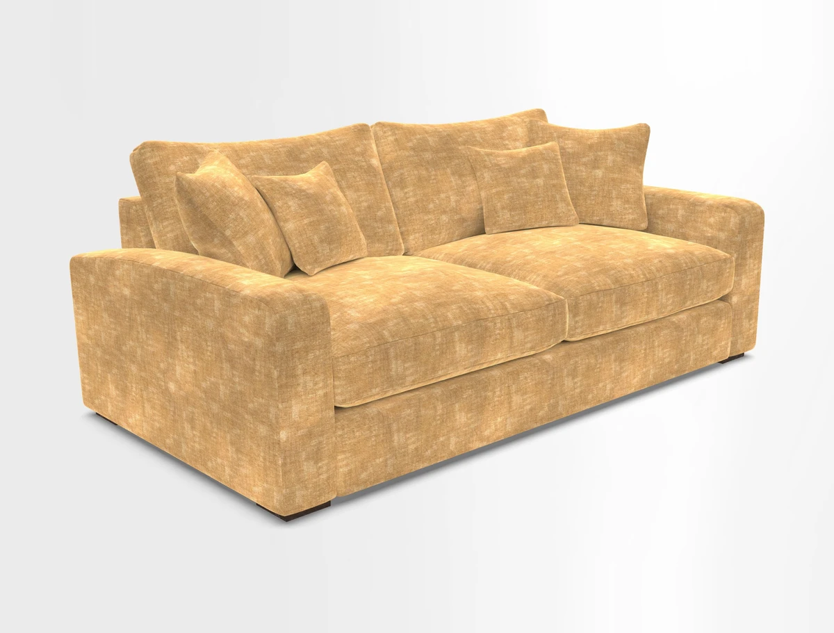 Stockbridge 3 Seater Sofa in Warwick Graf Slate