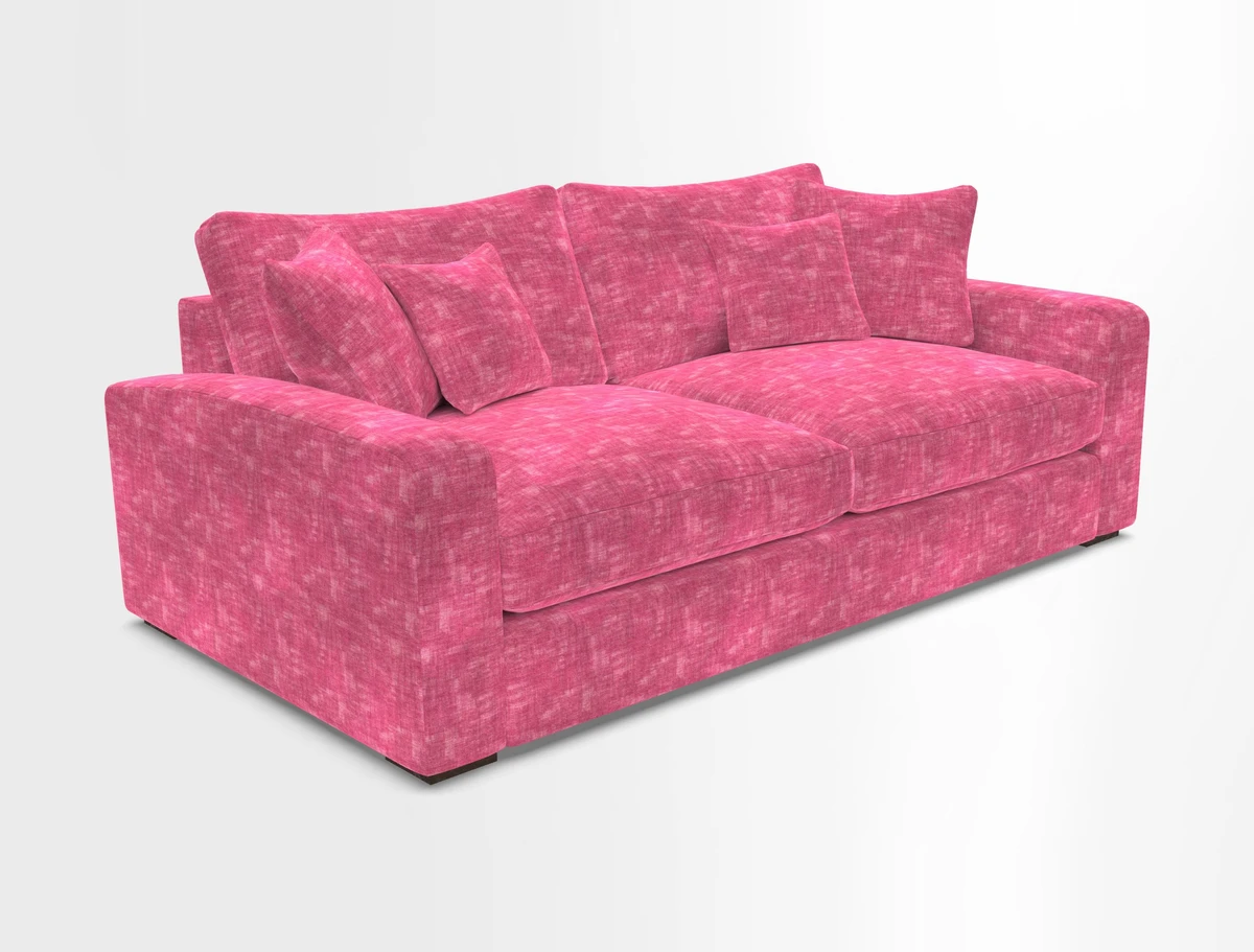 Stockbridge 3 Seater Sofa in Warwick Graf Slate