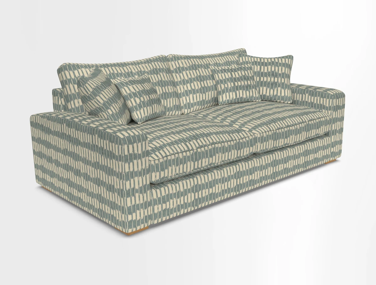 Stockbridge 3 Seater Sofa in Warwick Graf Slate