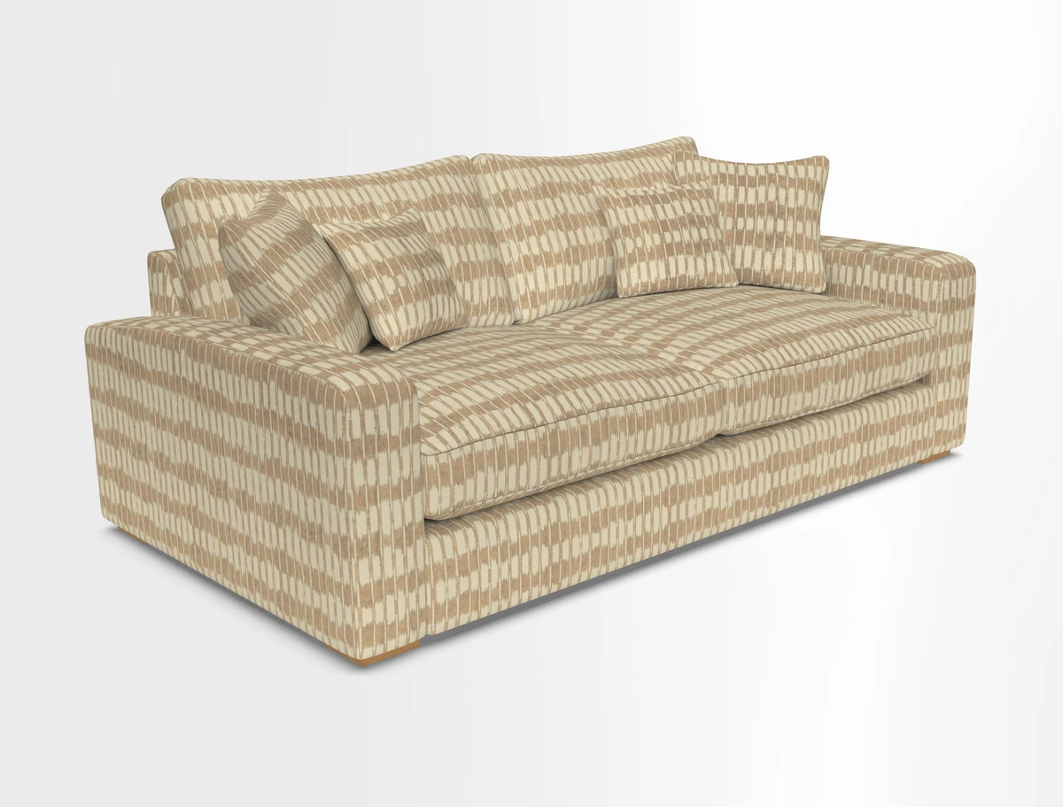 Stockbridge 3 Seater Sofa in Warwick Graf Slate