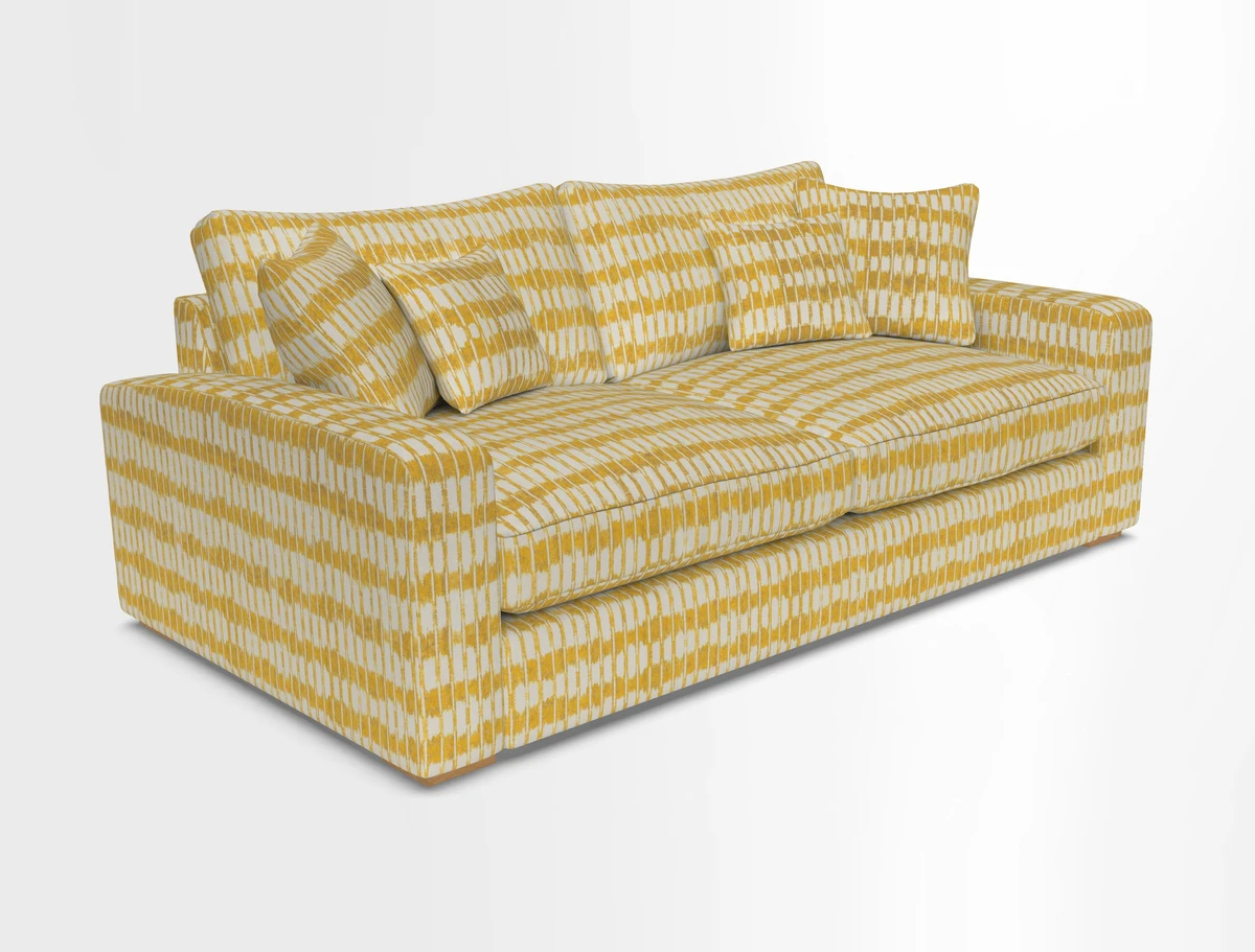 Stockbridge 3 Seater Sofa in Warwick Graf Slate
