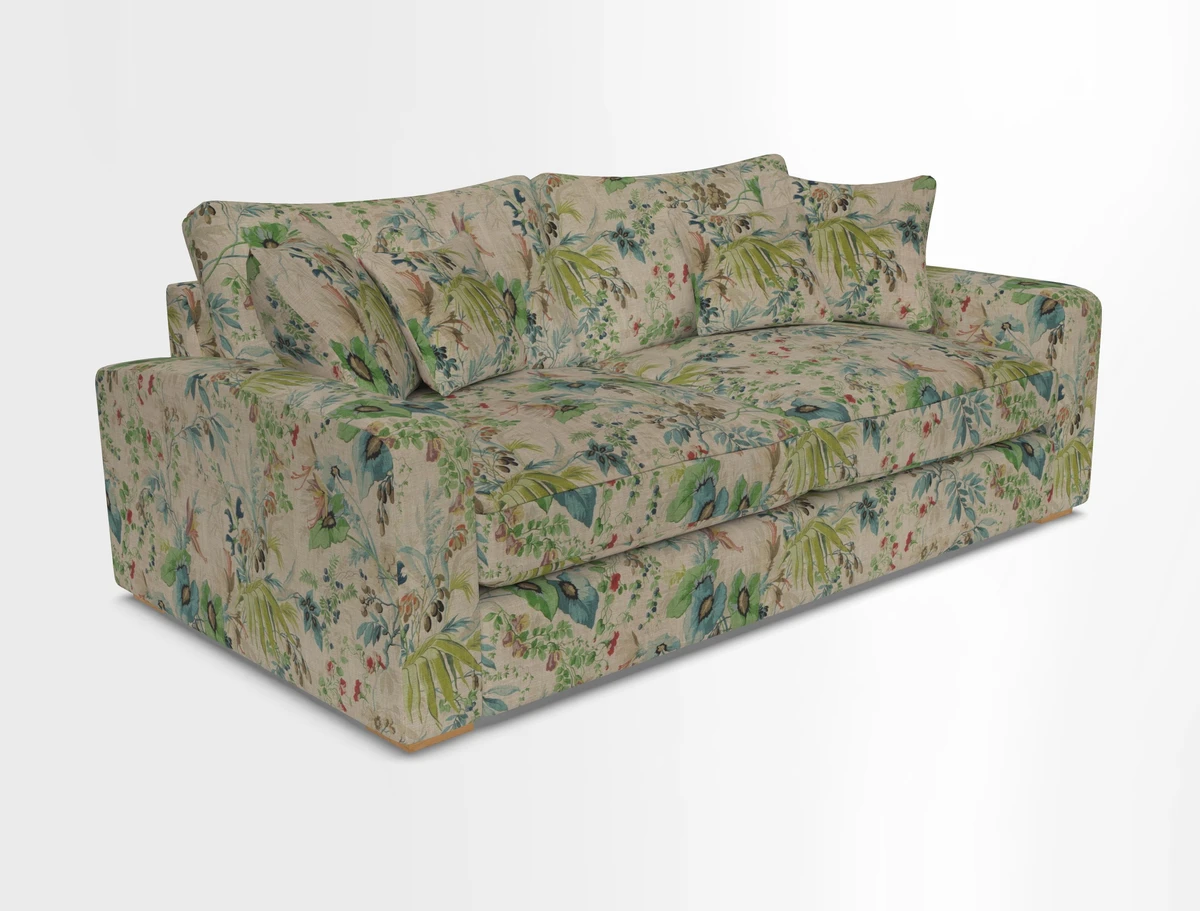 Stockbridge 3 Seater Sofa in Warwick Graf Slate