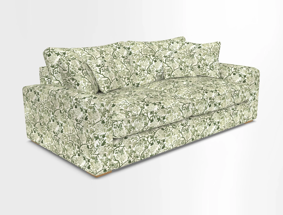Stockbridge 3 Seater Sofa in Warwick Graf Slate