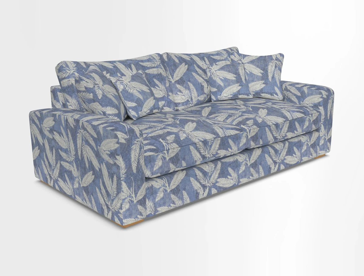Stockbridge 3 Seater Sofa in Warwick Graf Slate