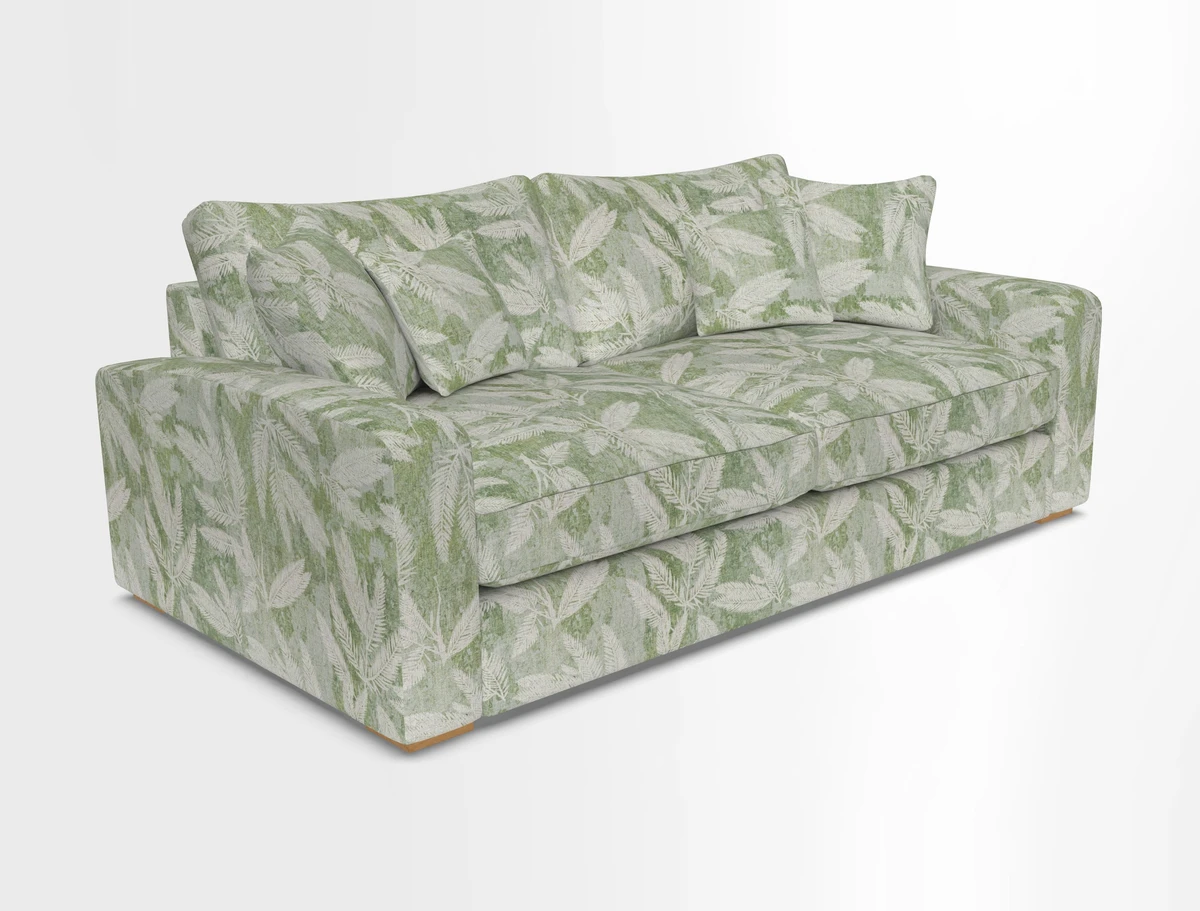 Stockbridge 3 Seater Sofa in Warwick Graf Slate