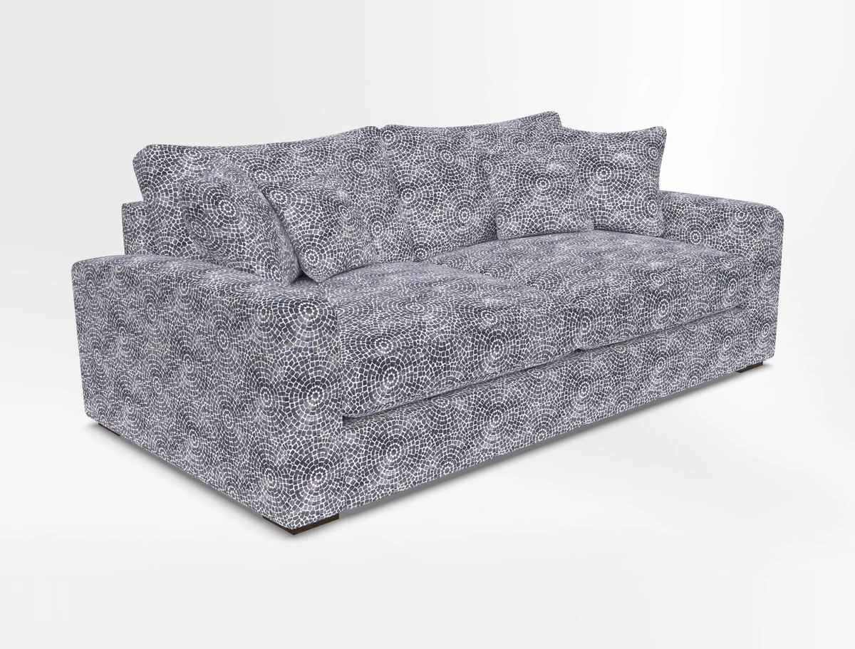 Stockbridge 3 Seater Sofa in Warwick Graf Slate