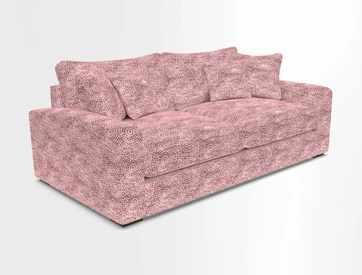 Stockbridge 3 Seater Sofa in Warwick Graf Slate