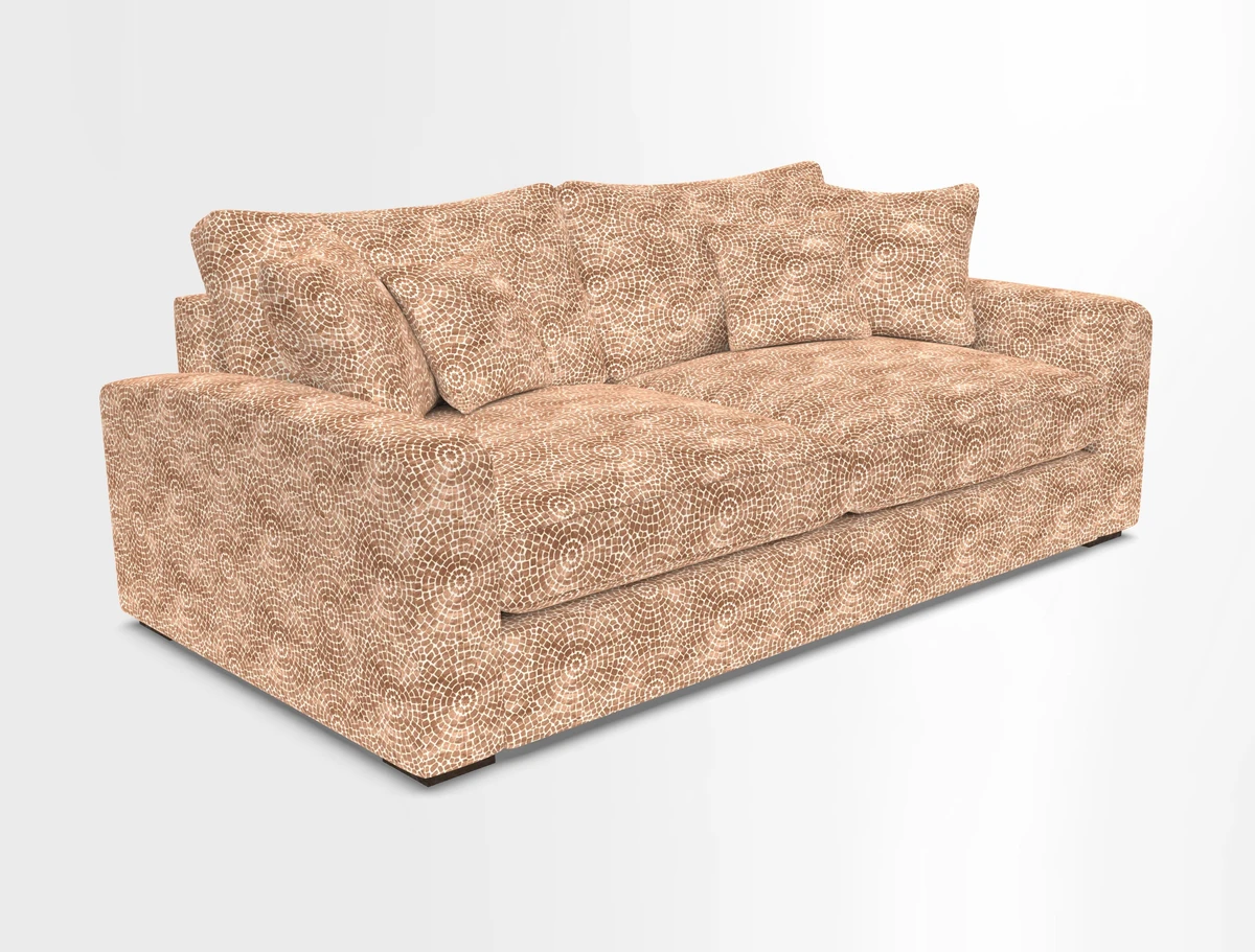 Stockbridge 3 Seater Sofa in Warwick Graf Slate
