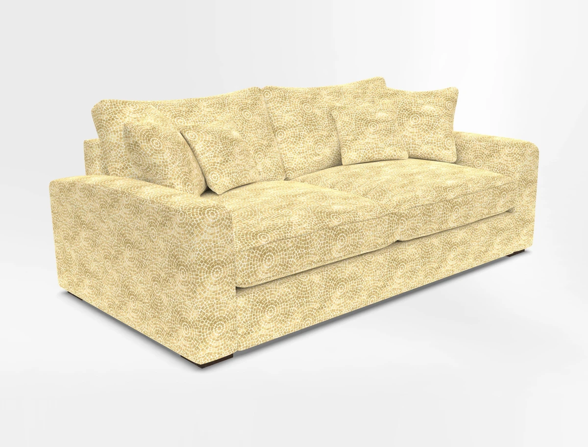 Stockbridge 3 Seater Sofa in Warwick Graf Slate
