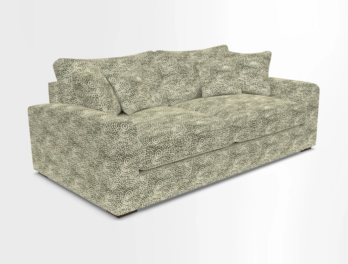 Stockbridge 3 Seater Sofa in Warwick Graf Slate