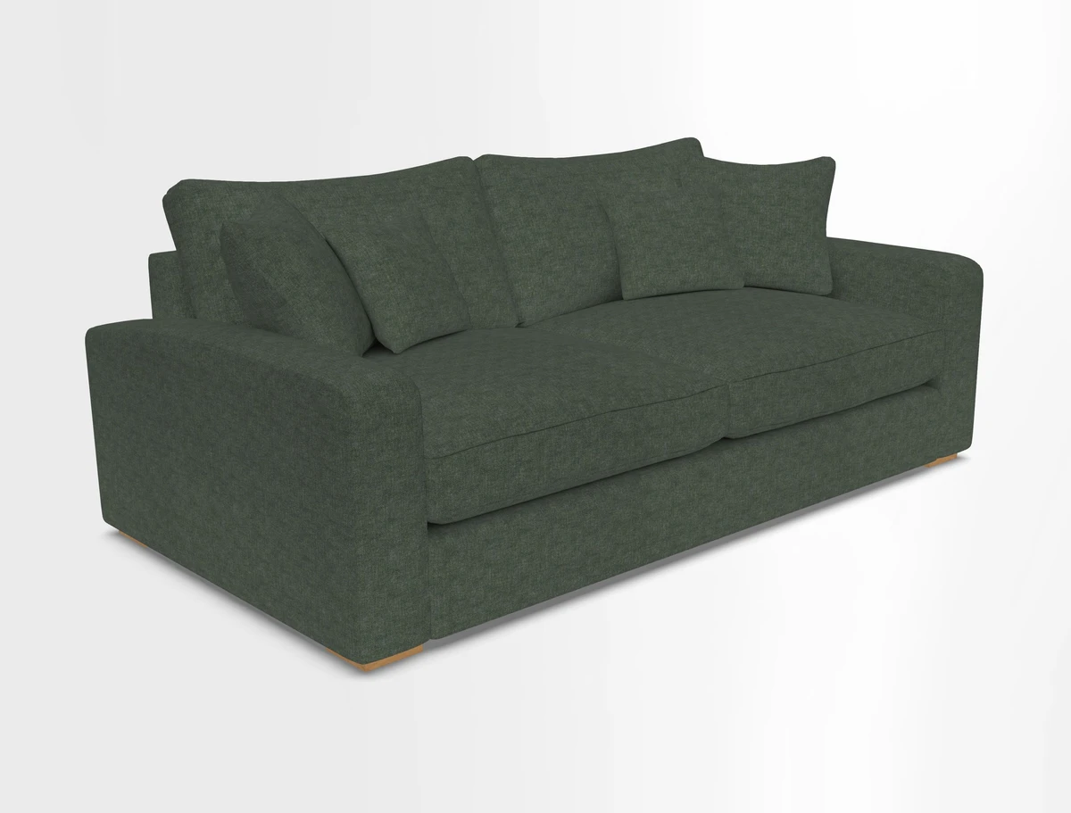 Stockbridge 3 Seater Sofa in Warwick Graf Slate