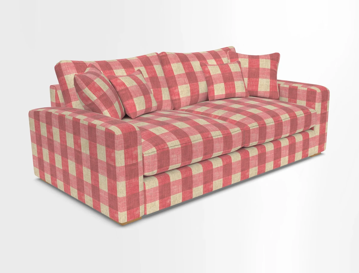 Stockbridge 3 Seater Sofa in Warwick Graf Slate