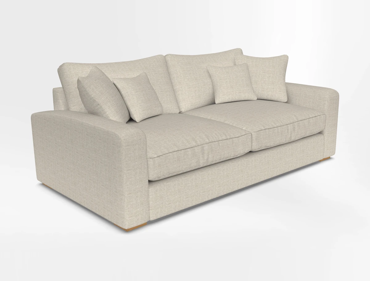 Stockbridge 3 Seater Sofa in Warwick Graf Slate