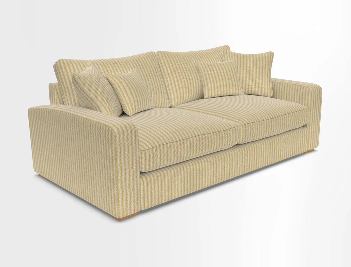 Stockbridge 3 Seater Sofa in Warwick Graf Slate