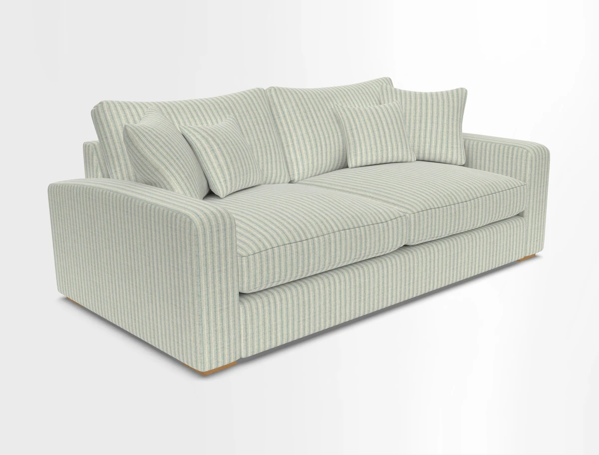 Stockbridge 3 Seater Sofa in Warwick Graf Slate