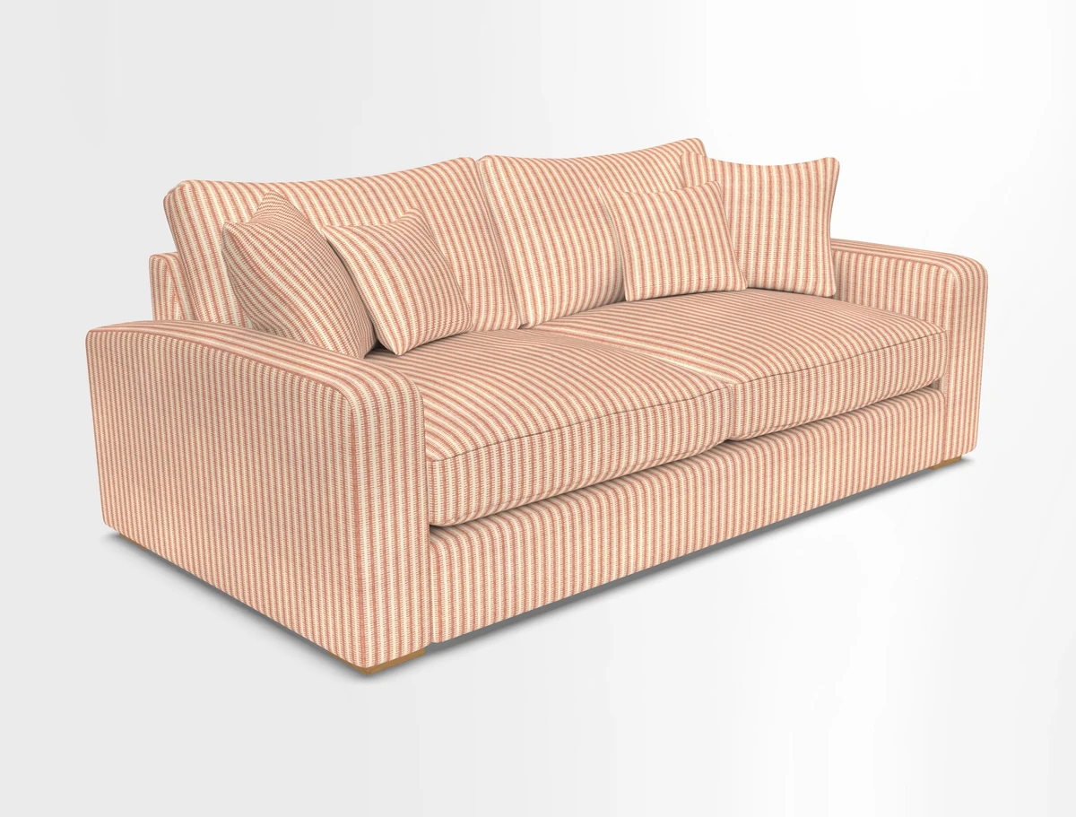 Stockbridge 3 Seater Sofa in Warwick Graf Slate