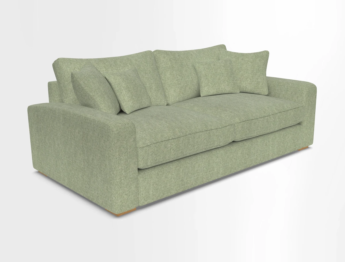 Stockbridge 3 Seater Sofa in Warwick Graf Slate