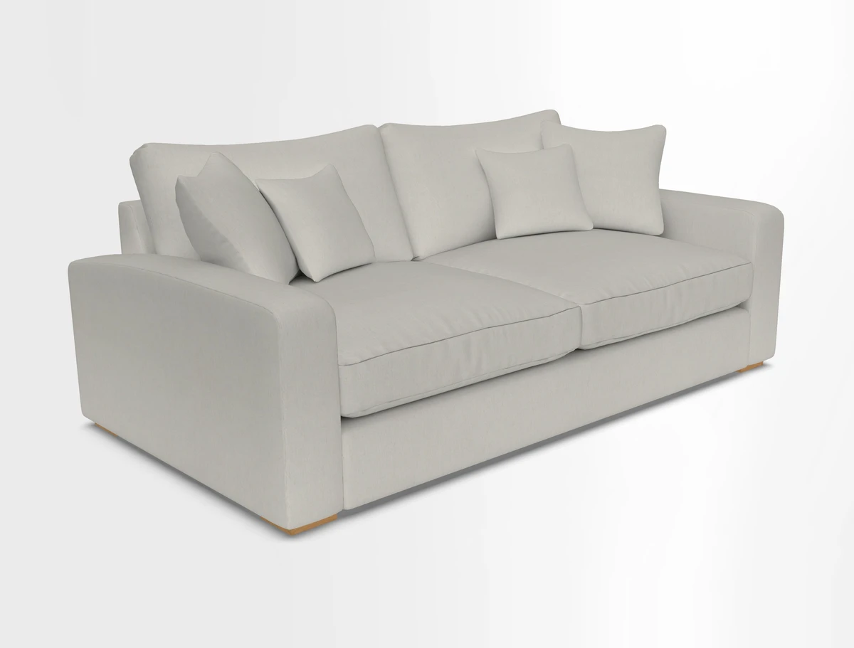 Stockbridge 3 Seater Sofa in Warwick Graf Slate