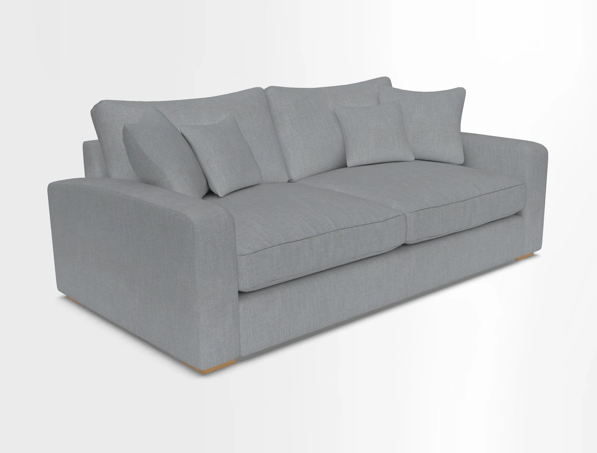 Stockbridge 3 Seater Sofa in Warwick Graf Slate
