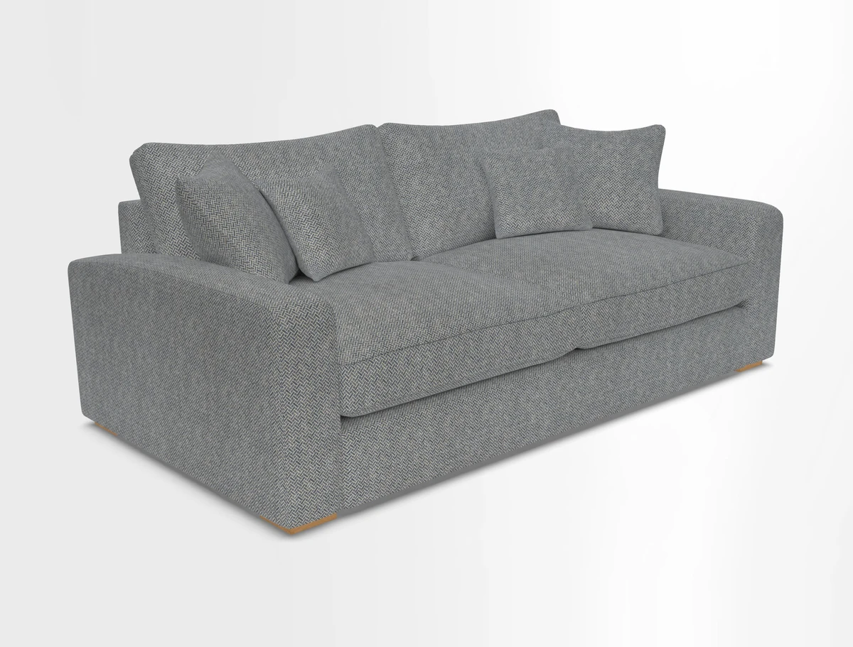 Stockbridge 3 Seater Sofa in Warwick Graf Slate