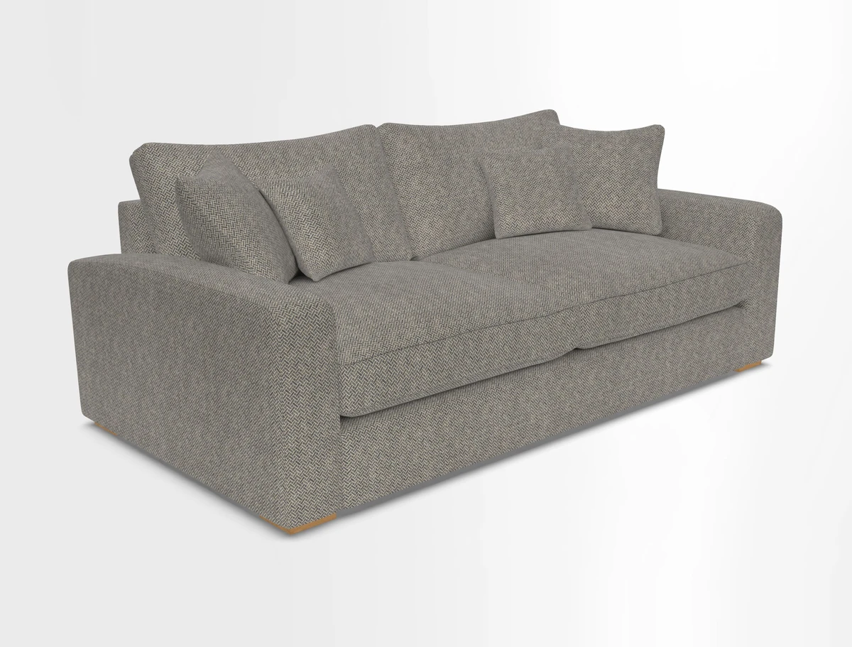 Stockbridge 3 Seater Sofa in Warwick Graf Slate