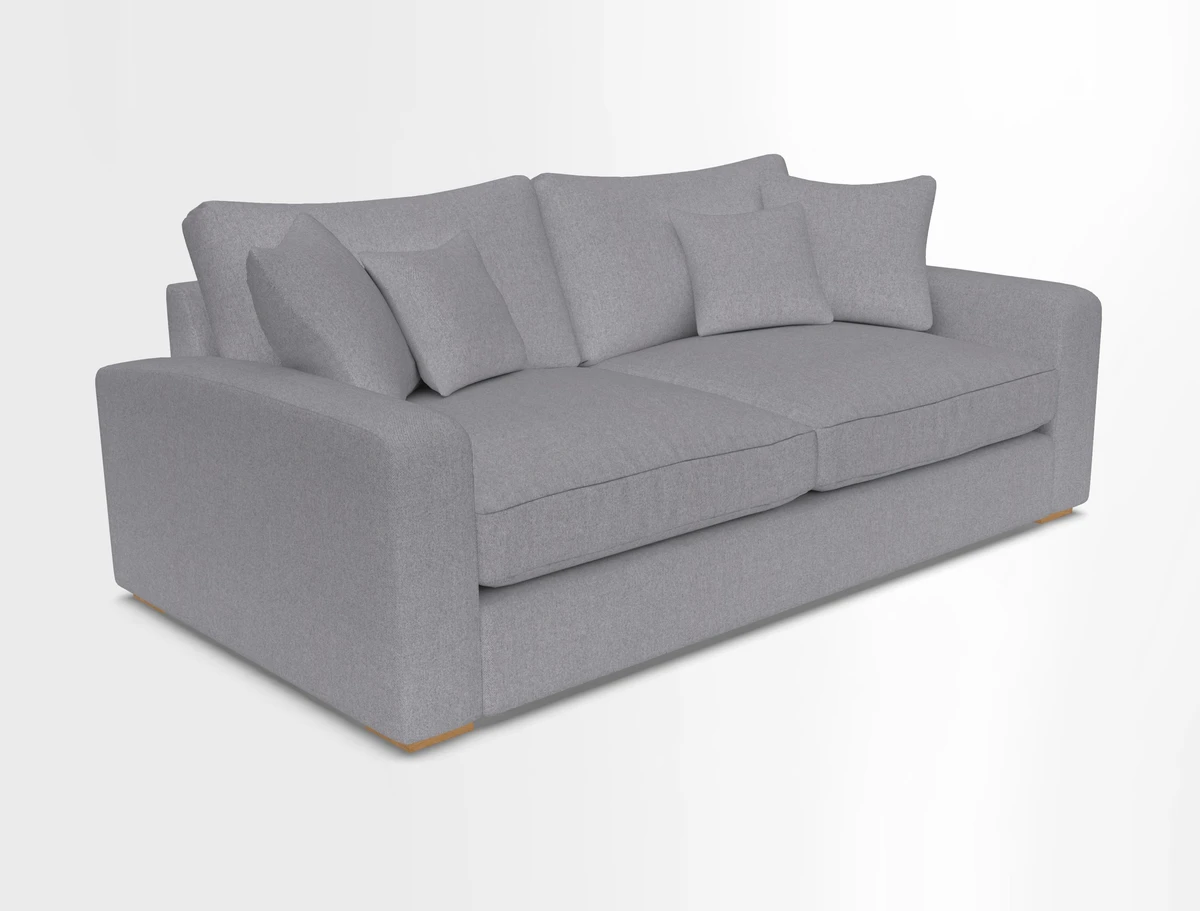 Stockbridge 3 Seater Sofa in Warwick Graf Slate