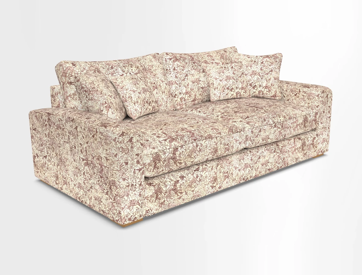 Stockbridge 3 Seater Sofa in Warwick Graf Slate